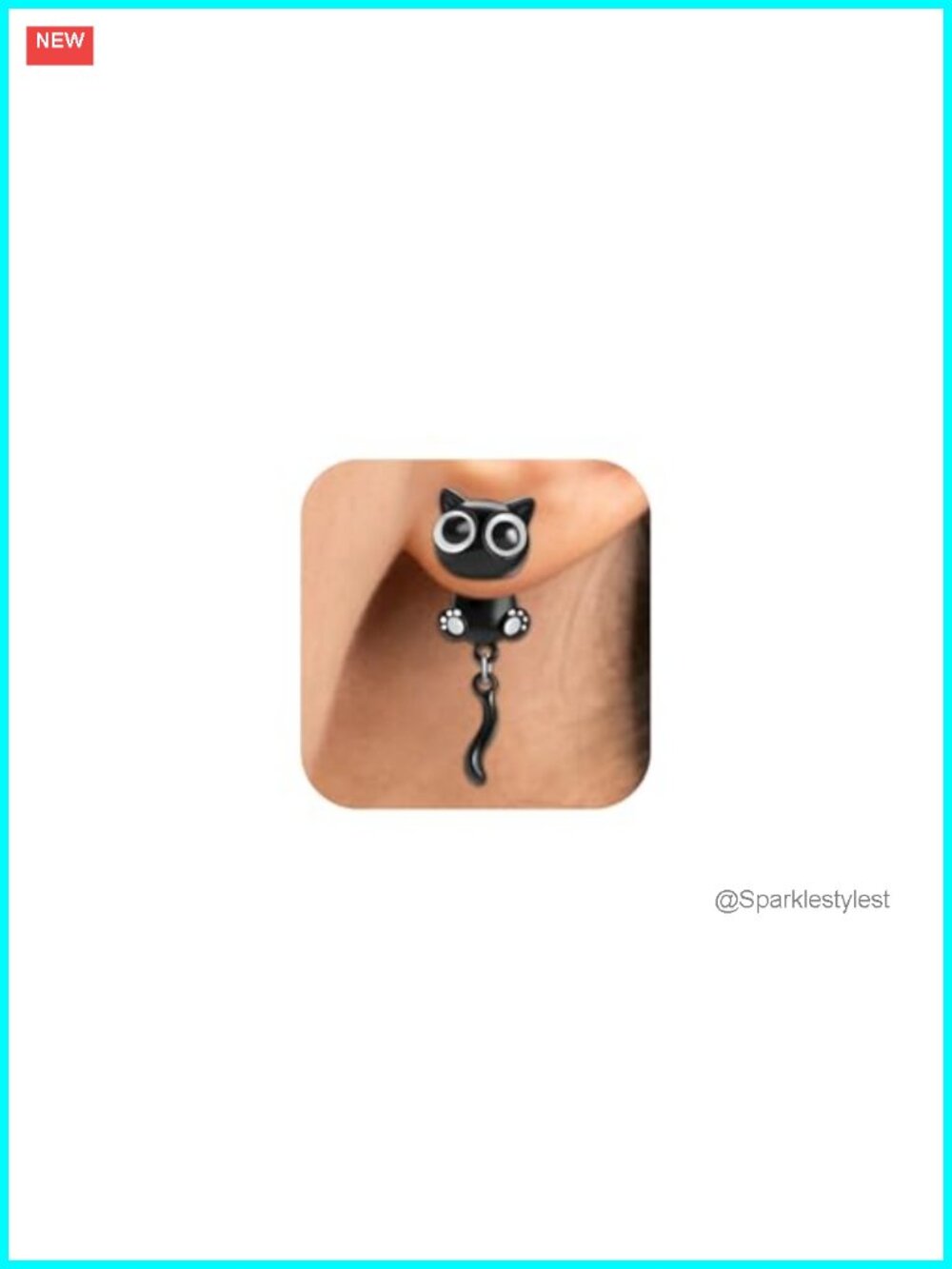 Cat Earrings Women Cute Cat Paw Stud Earrings Hypoallergenic Gift